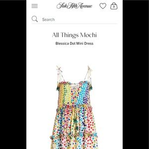 All Things Mochi - Size small dress from Saks (worn once ) perfect condition